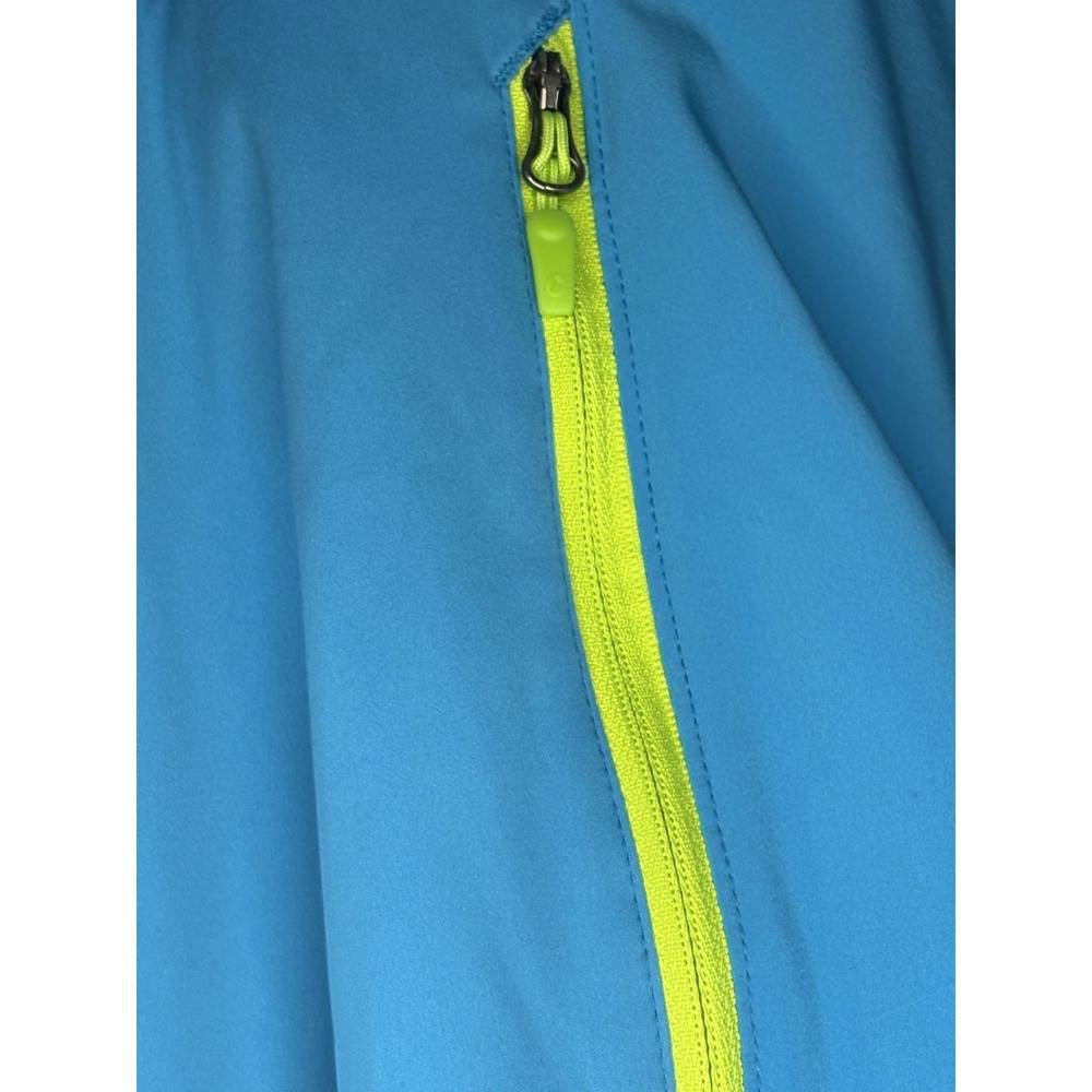 Marmot Tempo Windbreaker Jacket Women's S Blue Neon Yellow Zip‎ Up Hiking - Picture 7 of 8